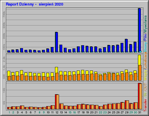 Raport Dzienny - sierpieĹ 2020 Raport Dzienny - sierpieĹ 2020