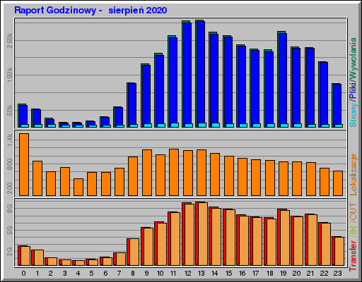 Raport Godzinowy - sierpieĹ 2020 Raport Godzinowy - sierpieĹ 2020
