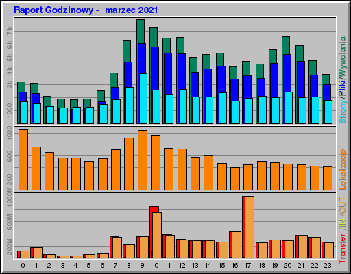 Raport Godzinowy - marzec 2021 Raport Godzinowy - marzec 2021