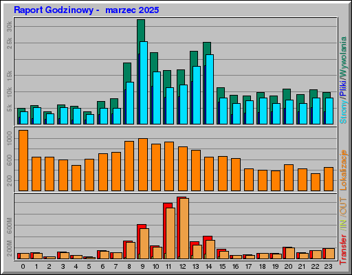 Raport Godzinowy - marzec 2025 Raport Godzinowy - marzec 2025
